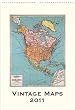 Vintage Maps Wall Calendar Cavallini 2011