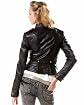 bebe Leather Military Jacket
