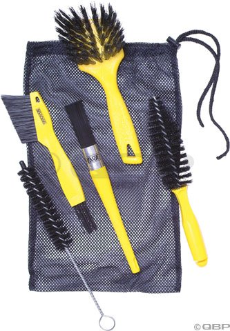 Pedro's Pro Brush Bicycle Cleaning Kit (5-Piece)