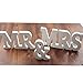 Meriton MR & MRS Wooden Letters Wedding Decoration/Present (White)
