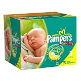 PampersBabyDryDiapersEconomyPlusPack,Size1,252Count