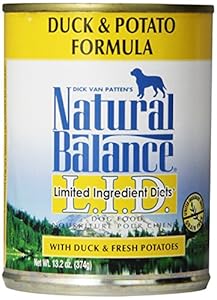 Natural Balance Duck and Potato Formula Dog Food (Pack of 12 13-Ounce Cans)