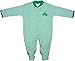 Creative Knitwear Irish Baby Shamrock Striped Footed Romper
