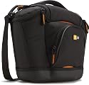 Case Logic SLRC202 SLR Camera Bag M Kameratasche inkl. Hammock System & Hartschalenboden (für Spiegelreflex) schwarz/orange