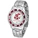 Washington State Cougars NCAA "Competitor" Mens Watch (Metal Band)