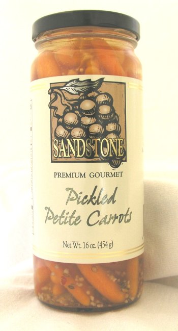 Pickled Pettite Carrots, 16 oz by Sandstone Farms