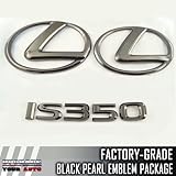 2011-2012 Lexus IS350 black pearl emblem kit