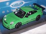 PORSCHE 911 997 GT3 GT 3 RS GREEN 1/24 WELLY MODEL CAR