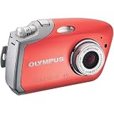 Olympus Stylus Verve 4MP Digital Camera with 2x Optical Zoom (Red)