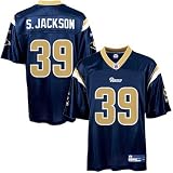 St Louis Rams Jerseys : Reebok NFL Equipment St Louis Rams #39 Steven Jackson Navy Blue Preschool Replica Football Jersey