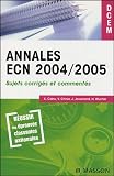 Annales ECN 2004/2005