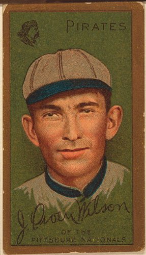 Photo J. Owen Wilson, Pittsburgh Pirates, baseball card portrait 1911