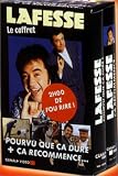 Revue Universal Music  / Coffret Jean-Yves Lafesse 2 VHS : Pourvu que ça dure / Ca recommence