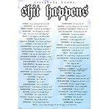 Shit Happens, Comedy Poster Print, 24 by 36-Inch