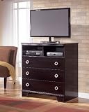 Dark Merlot Finished Media Chest