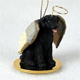 Black Lab Ornament Tiny Angel Black Lab Figurine