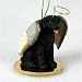 Labrador Retriever, Black Tiny Ones Dog Angels (2 in)