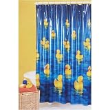 Duck Pond Vinyl Shower Curtain