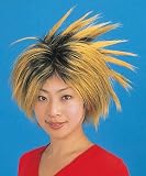 ビジュアルロックヘアー ゴールド