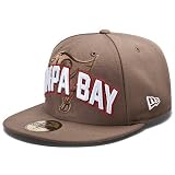 NFL Unisex Adult Tampa Bay Buccaneers Draft 5950 Cap (Pewter, 7 3/8)