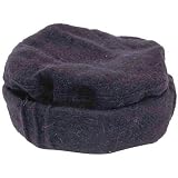100% Wool Afghani Rebel Hat Black