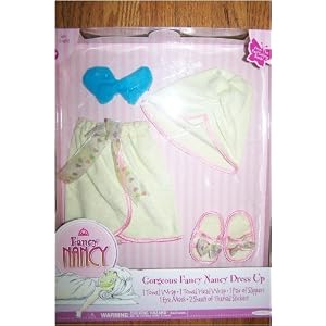 Gorgeous Fancy Nancy Doll Dress Up Clothes Spa Set by