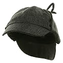 Sherlock Holmes Cap - Black Grey