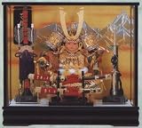 五月人形ケース飾り子供大将 5号　剣大将　t5-22