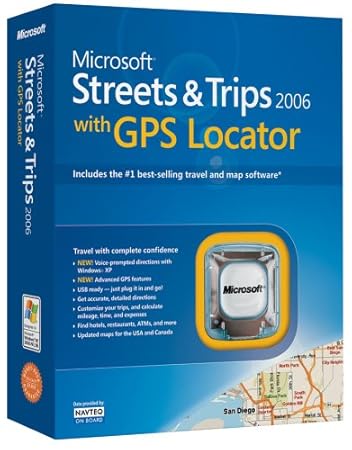 Microsoft Streets & Trips 06 With GPS Locator