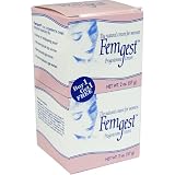 FemGest Progesterone Cream - 2 for 1, 4 oz