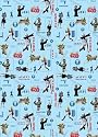 Star Wars Clone Wars - Giftwrap (2 sheets folded) and tags (2)