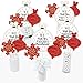 Red and Gold Friendsmas - Friends Christmas Party Centerpiece Sticks - Table Toppers - Set of 15