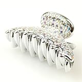 Apparel : Cordier Crystal Chrome - Cubitas Duchamp Collection (Made in France, Swarovski Crystals, Claw clip)