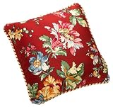 Review Oscar de la Renta CASS18X18PRINT / O Oscar Cassandra 18-by-18-Inch Square Decorative Pillow