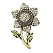 Jewelry : Purple Sun Pin Brooch