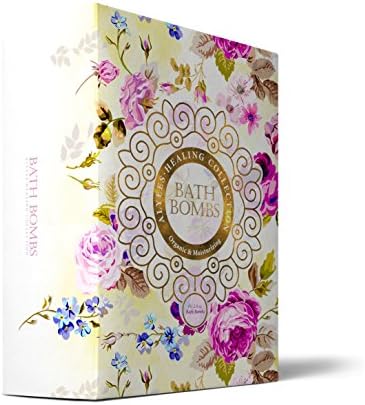 Bath Bombs By Alyees -Best Gift Set - Six luxury Lush Spa Style Fizzles With Moisturising Shea Butter And Bath Salts -Essential Oil Scents &amp; Organic Ingredients -Pamper Yourself Like Never Before !