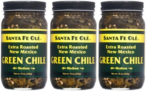 Santa Fe Ole Extra Roasted NM Medium Green Chile