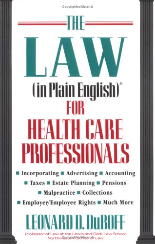 the law in plain englishr for health care professionals