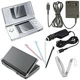 Hard Case+Guard+Car Charger+Gift for Nintendo DS lite