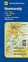 Normandy (AA Road Map France Series)