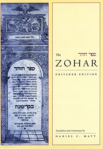 The Zohar: Vol one (Zohar: The Pritzker Editions) by Daniel Chanan Matt (Translator) (30-Sep-2003) Hardcover