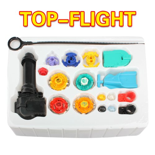 Vktech Beyblade Metal Fusion Super String Rip Cord Launcher Children Favor Toy Set(Random Color)