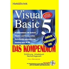 Visual Basic 5 Kompendium Sonderausgabe . Einf�hrung, Arbeitsbuch, Nachschlagewerk