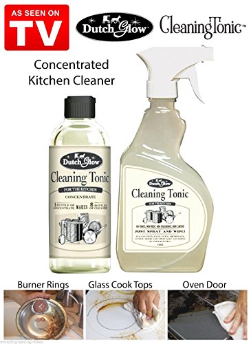 Cleaning Tonic Concentrate All Natural Multi Purpose Cleaner Spray w/ Scrubber