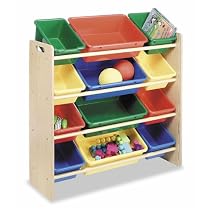 Kid's 12 Bin Organizer in Primary Colors by Whitmor