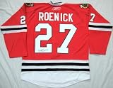 Jeremy Roenick Autographed Chicago Blakhawks Jersey W/PROOF, Picture of Jeremy Signing For Us, 1992 Stanley Cup Finals, San Jose Sharks, Los Angeles Kings, Phoenix Coyotes, Philadelphia Flyers, 500 Goals, Team USA
