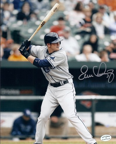 Evan Longoria Autographed Tampa Bay Rays 8x10 Photo