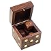 Handcrafted Box And 5 Dice Set Wooden Puzzles Dice Toys And Games - Unique Birthday Gift - 2.5