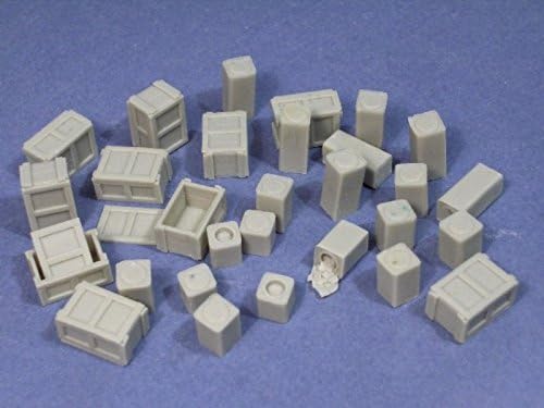 Resicast 1:35 18 Compo Boxes &amp; 10 Biscuit Tins Resin Set #352296