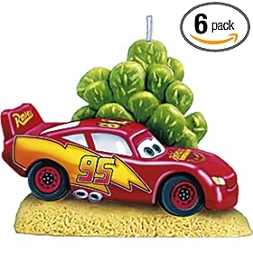 Disney's CARS Molded Candle, 2.58-Ounce Packages (Pack of 6)